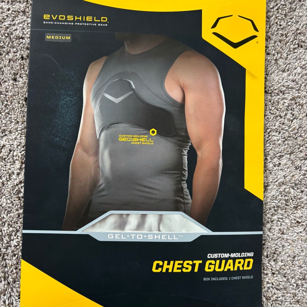 Men’s EvoShield Gray Sleeveless Chest Guard Shirt